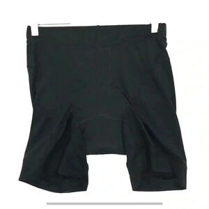 REI CoOp Cycles Padded Black Cycling Shorts Athletic Biking Reflective Men Large